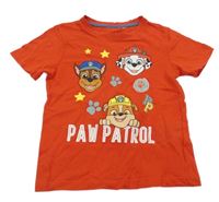 Červené tričko s Tlapkovou patrolou Nickelodeon