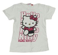 Biele tričko s Hello Kitty Sanrio