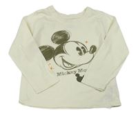 Smetanové triko s Mickeym Primark