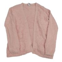 Ružový chlpatý cardigan C&A