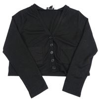 Čierny crop prepínaci sveter New Look