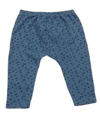 Tmavomodré bodkovaná é legíny Next