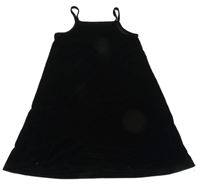 Čierne zamatové šaty Y.F.K.