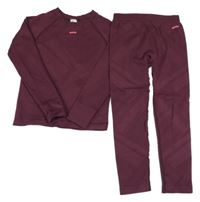 2set - Vínové funkční triko + funkční kalhoty Topolino