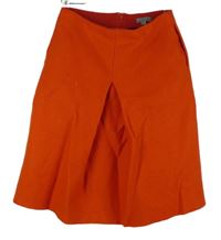 Dámska tehlová vlnená sukňa COS