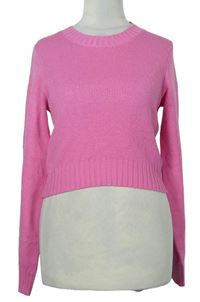 Dámsky ružový crop sveter H&M