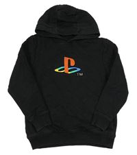 Černá mikina PlayStation a kapucí George