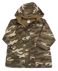 Army šušťáková jesenná bunda s kapucňou Gymboree