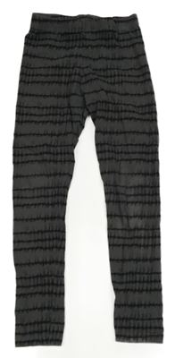 Sivo-čierne vzorované legíny F&F