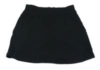 Čierna bavlnená sukňa so všitými kraťasy George