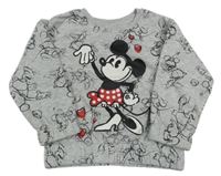 Svetlosivá mikina s Minnie Disney
