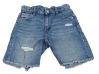 Modré riflové kraťasy s prošoupáním C&A