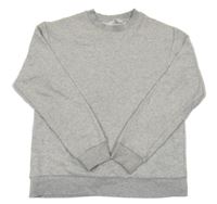 Sivá melírovaná mikina H&M