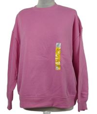 Nové - Dámská růžová oversized mikina Primark