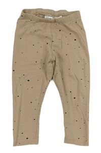 Béžové puntíkaté legíny H&M