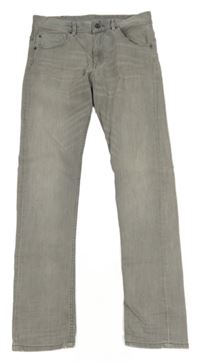 Šedé skinny fit rifle H&M