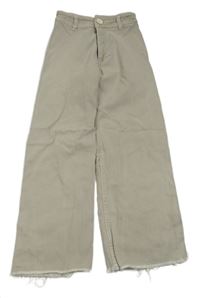 Béžové baggy rifle Zara