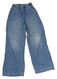 Modré wide leg rifle H&M