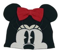Černá bavlněná čepice - Minnie Disney
