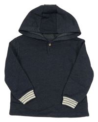 Tmavomodrá mikina s kapucňou Dunnes Stores