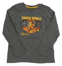 Šedé triko s diny - Jurský svět 