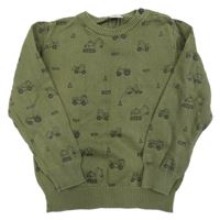 Khaki sveter s bagrami LC Waikiki