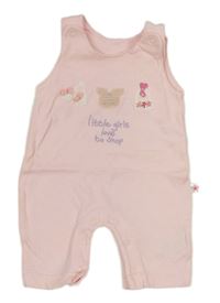 Svetloružové na traké tepláky s nášivkami Mothercare