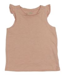 Světlerůžový top s volánky Mothercare 