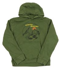Khaki mikina s horami a kapucňou Mountain Warehouse
