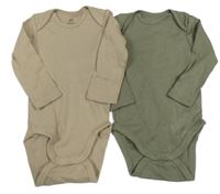 2x Béžové + khaki body C&A