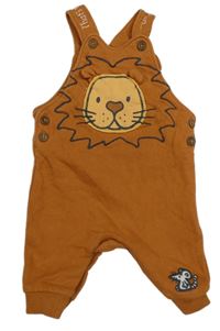 Medové laclové tepláky se lvem 