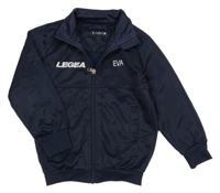 Tmavomodrá prepínaci športová mikina s nápisom Legea