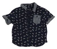 Tmavomodrá košile s koly George 