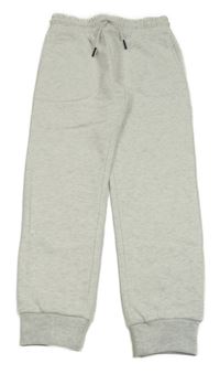 Světlešedé melírované tepláky F&F