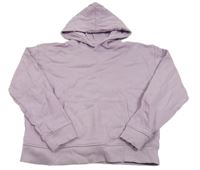 Lila mikina s kapucí 