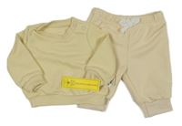 Nové - Smetanová mikina + tepláky Shein