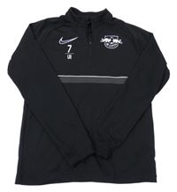 Čierna funkčná futbalová mikina Nike