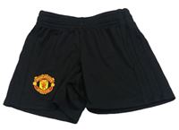 Černé sportovní fotbalové kraťasy Manchaster United Adidas