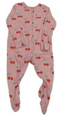 Růžový overal s třešničkami F&F