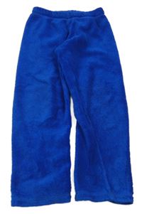 Safírové plyšové pyžamové kalhoty TisSAiA