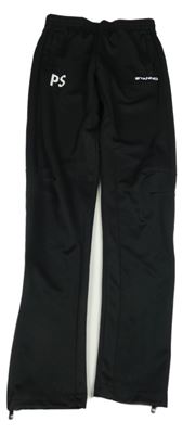 Černé sportovní tepláky s logem STANNO