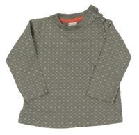 Šedé vzorované triko C&A