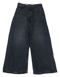 Černé wide leg rifle ZARA