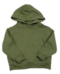 Khaki mikina s kapucňou zn. H&M