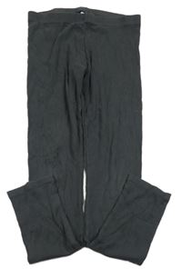 Tmavosivé rebrované legíny F&F