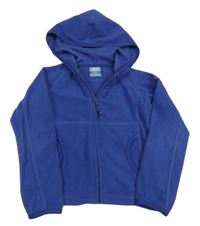 Tmavomodrá fleecová prepínaci funkčná mikina s kapucňou Trespass