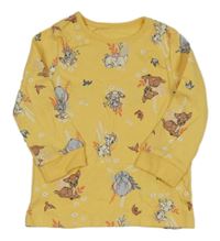 Žluté triko s Disney postavami George