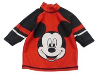 Červeno-čierne UV tričko s Mickeym zn. George