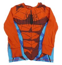 Červeno-modré pyžamové triko - Spiderman George
