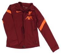 Vínová športová funkčná prepínaci mikina s L.f.C. Nike